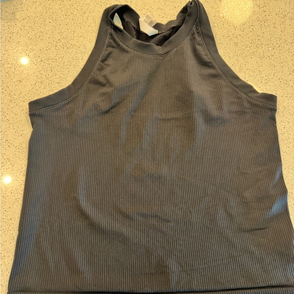 Gray Sleeveless Women's Top